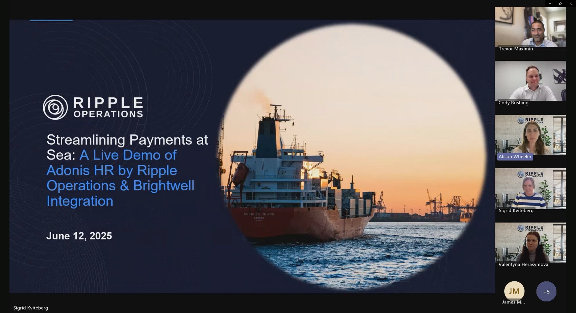 Webinar screenshot - Streamlining Payments at Sea-1 Webinar screenshot - Streamlining Payments at Sea-1